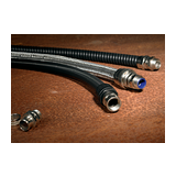 Tömszelence spirálcsőhöz 12mm-átmérő menetes egyenes PSRSC12-FMC-M16-NPB/PA6-ML Hellermann Tyton