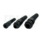 Tömszelence törésgátlós M 16 5-10mm-kábelátmérőhöz műanyag fekete TRACON