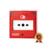 Tűzvédelmi kézi jelzésadó falonkívüli címezhető analóg 3színű LED tűzriasztó (piros) műanyag UTCF