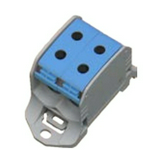 Sorkapocs dupla TS35 Al/Cu 1 x 4 x 6-50mm2/sokerű 150A kék csavaros csavaros RKA 50 1/4 N LEIPOLD