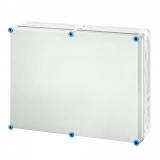 Üres elosztószekrény falonkívüli műanyag fedél 450mm x 600mm x 170mm IP65 Mi 70601 Hensel