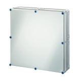 Üres elosztószekrény falonkívüli műanyag fedél 600mm x 600mm x 170mm IP65 Mi 70801 Hensel