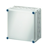 Üres elosztószekrény falonkívüli műanyag fedél 300mm x 300mm x 170mm IP65 Mi 0201 Hensel