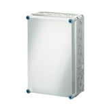 Üres elosztószekrény falonkívüli műanyag fedél 300mm x 450mm x 170mm IP65 Mi 0301 Hensel