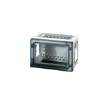 Üres szekrény ajtóval műanyag 180mmx 270mmx 163mm IP65 átlátszófedlél FP 0100 Hensel