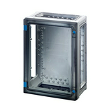 Üres szekrény ajtóval műanyag 360mmx 270mmx 163mm IP65 átlátszófedlél FP 0210 Hensel