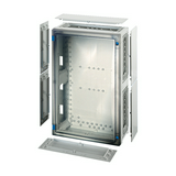 Üres szekrény ajtóval műanyag 546mmx 355mmx 163mm IP65 átlátszófedlél FP 0411 Hensel