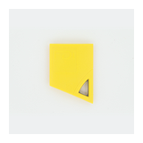 RFID (proximity) tag kulcstartó 13.56MHz sárga IP68 IK08 49x36x7mm műanyag Mifare Classic URMET