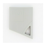 RFID (proximity) tag kulcstartó 125kHz szürke IP68 IK08 49x36x7mm 40mm-hatótáv műanyag URMET