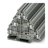 Átmenő sorkapocs TS35 3-szintes 19A 0.14-2.5mm2 szürke csavaros UT 2,5-3L PHOENIX CONTACT