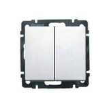 Valena 105 2x1P csillárkapcsoló betét közp. fedéllel fehér süllyesztett IP31 2- LEGRAND