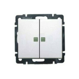 Valena 105 2x1P csillárkapcsoló betét közp. fedéllel fehér süllyesztett IP31 2- LEGRAND