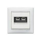 Valena adatcsatlakozó dugalj UTP RJ45 8(8) Cat5e fehér csavaros LEGRAND