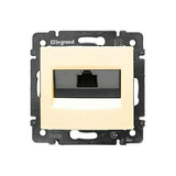 Valena adatcsatlakozó dugalj UTP RJ45 8(8) Cat5e elefántcsont csavaros LEGRAND