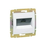 Valena adatcsatlakozó dugalj UTP RJ45 8(8) Cat6 fehér csavaros LEGRAND