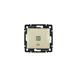 Valena N101 csengőnyomó betét közp. fedéllel 1- billentyűs 1z elefántcsont csengő IP31 műanyag LEGRAND