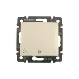 Valena N101 csengőnyomó betét közp. fedéllel 1-billentyűs 1z elefántcsont csengő IP44 műanyag LEGRAND