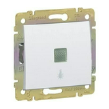 Valena N101 csengőnyomó betét közp. fedéllel 1- billentyűs 1z fehér csengő IP31 jelzőfény LEGRAND