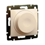 Valena fényerőszabályzó betét teljes fedéllel forgatógomb 40-400VA süllyesztett elefántcsont LEGRAND