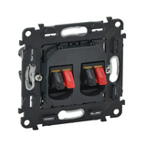 Valena InMatic hangszóró csatlakozó betét sztereó műanyag címketartó nélkül LEGRAND