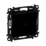 ValenaLife N106 nyomó betét közp. fedéllel 1- billentyűs 1v fekete IP20 jelzőfény műanyag LEGRAND