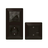 ValenaLife RF okos készlet ZigBee 2P+F dugalj +főkapcsoló +WiFi-getway fekete RF Netatmo LEGRAND