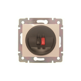 Valena hangszóró csatlakozó betét közp. fedéllel monó műanyag elefántcsont  címketartó nélkül LEGRAND