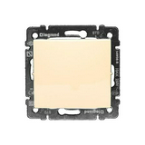 Valena N101 nyomó betét közp. fedéllel 1- billentyűs 1z elefántcsont IP31 süllyesztett dmax. LEGRAND