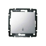 Valena N101 nyomó betét közp. fedéllel 1- billentyűs 1z fehér lámpa IP31 műanyag LEGRAND