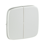 ValenaAllure billentyű gyöngyház kettős kapcs/nyg.-hoz fehér üres-jel IP20 műanyag fényes LEGRAND