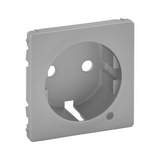 ValenaAllure fedlap 162 dugaljhoz fényjelzős alumínium  LEGRAND