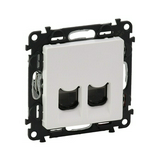 ValenaLife adatcsatlakozó dugalj UTP RJ45 8(8) Cat5e fehér csavaros LEGRAND