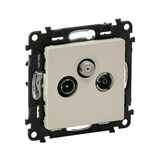 ValenaLife antenna aljzat TV-R-SAT süllyesztett 3-kimenet MM-végzáró 10dB/860MHz LEGRAND