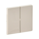 ValenaLife billentyű kettős kapcs/nyg.-hoz bézs üres-jel IP20 műanyag fényes bepattintás LEGRAND