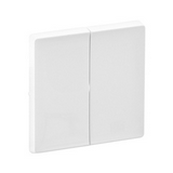 ValenaLife billentyű kettős kapcs/nyg.-hoz fehér üres-jel IP20 műanyag fényes bepattintás LEGRAND