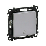 ValenaLife N106 csengőnyomó betét közp. fedéllel 1- billentyűs 1v alumínium csengő IP20 LEGRAND