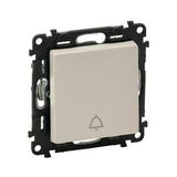 ValenaLife N106 csengőnyomó betét közp. fedéllel 1- billentyűs 1v bézs csengő IP20 LEGRAND