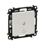 ValenaLife N106 csengőnyomó betét közp. fedéllel 1- billentyűs 1v fehér csengő IP20 LEGRAND