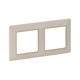 ValenaLife keret 2-es elefántcsont/arany vízszintes és függőleges műanyag LEGRAND