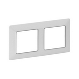 ValenaLife keret 2-es fehér/króm vízszintes és függőleges műanyag LEGRAND