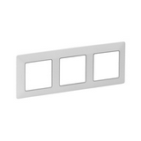 ValenaLife keret 3-as fehér/króm vízszintes és függőleges műanyag LEGRAND