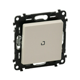 ValenaLife N106 nyomó betét közp. fedéllel 1- billentyűs 1v bézs IP20 jelzőfény műanyag LEGRAND