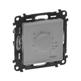 ValenaLife szobatermosztát analóg padlófűtéshez központi fedlap 7-30°C 16A 230V alumínium LEGRAND