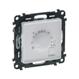 ValenaLife szobatermosztát analóg 7-30°C 8A 250V elektronikus hálózat-táp fehér LEGRAND