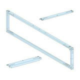 Vázszerkezet 650mmx 2000mmx 400mm fém fehér 9001-RAL Prisma P Schneider