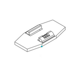 Védő alátét napelemhez alapsín alá 250x120 clip csatlakozóval  Flat PP250/120-CL AEROCOMPACT