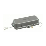 Védőfedél ipari sokpólusú csatlakozóhoz négyszögletes Han 16A/25EMV-AK f. Easy-Lock HARTING