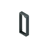 Védőgyűrű LLK/LUK60x200 csatornához balos/jobbos 60mm x 200mm x kezeletlen LES 60200 Niedax