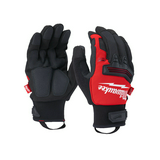 Védőkesztyű téli vízálló pár 5 ujjas 10/ XL-méret piros Impact Milwaukee