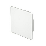 Végzáró balos/jobbos 60mm x 60mm x kezeletlen műanyag fényesfehér WDK HE60060RW OBO-BETTERMANN